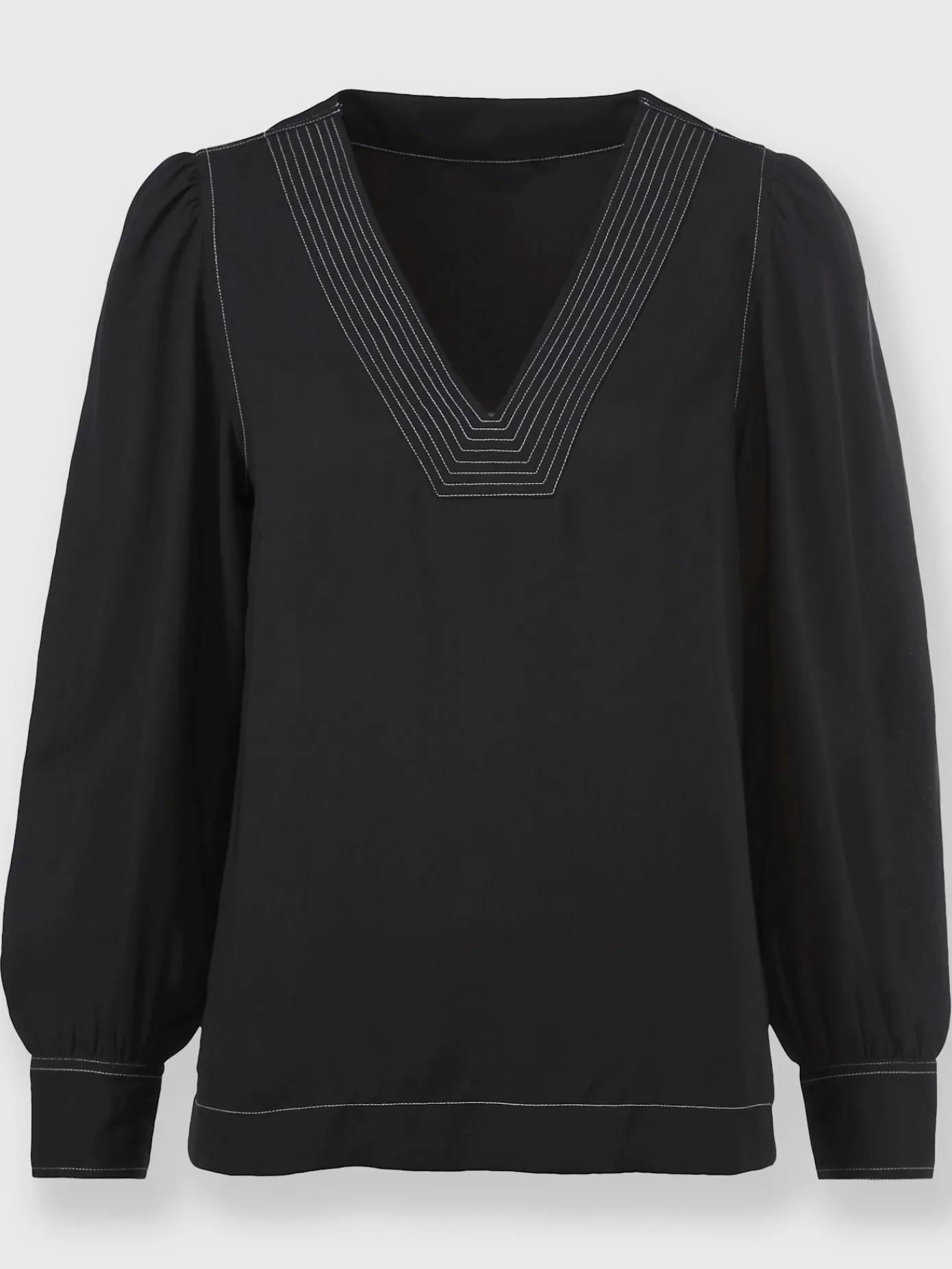 Rick Cardona Chemisiers<Chemisier à manches longues matelassage contrasté