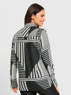 Chemisiers<Chemisier à manches longues pure viscose