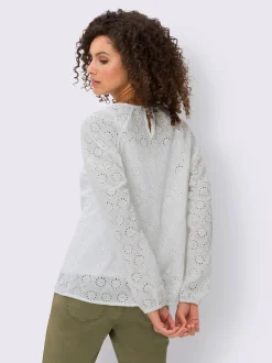 Linea Tesini Tenues De Cérémonie|Chemisiers<Chemisier à manches longues pur coton