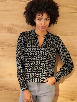 Linea Tesini Chemisiers<Chemisier à manches longues très facile à entretenir