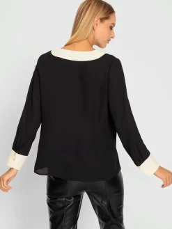 Rick Cardona Chemisiers<Chemisier à manches longues contrastes mode