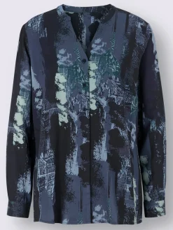 Creation L Chemisiers<Chemisier à manches longues pure viscose