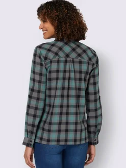 Collection L Chemisiers<Chemisier à manches longues pur coton