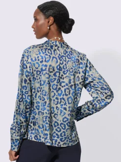 Creation L Chemisiers<Chemisier à manches longues imitation satin