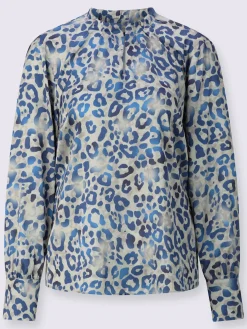 Creation L Chemisiers<Chemisier à manches longues imitation satin