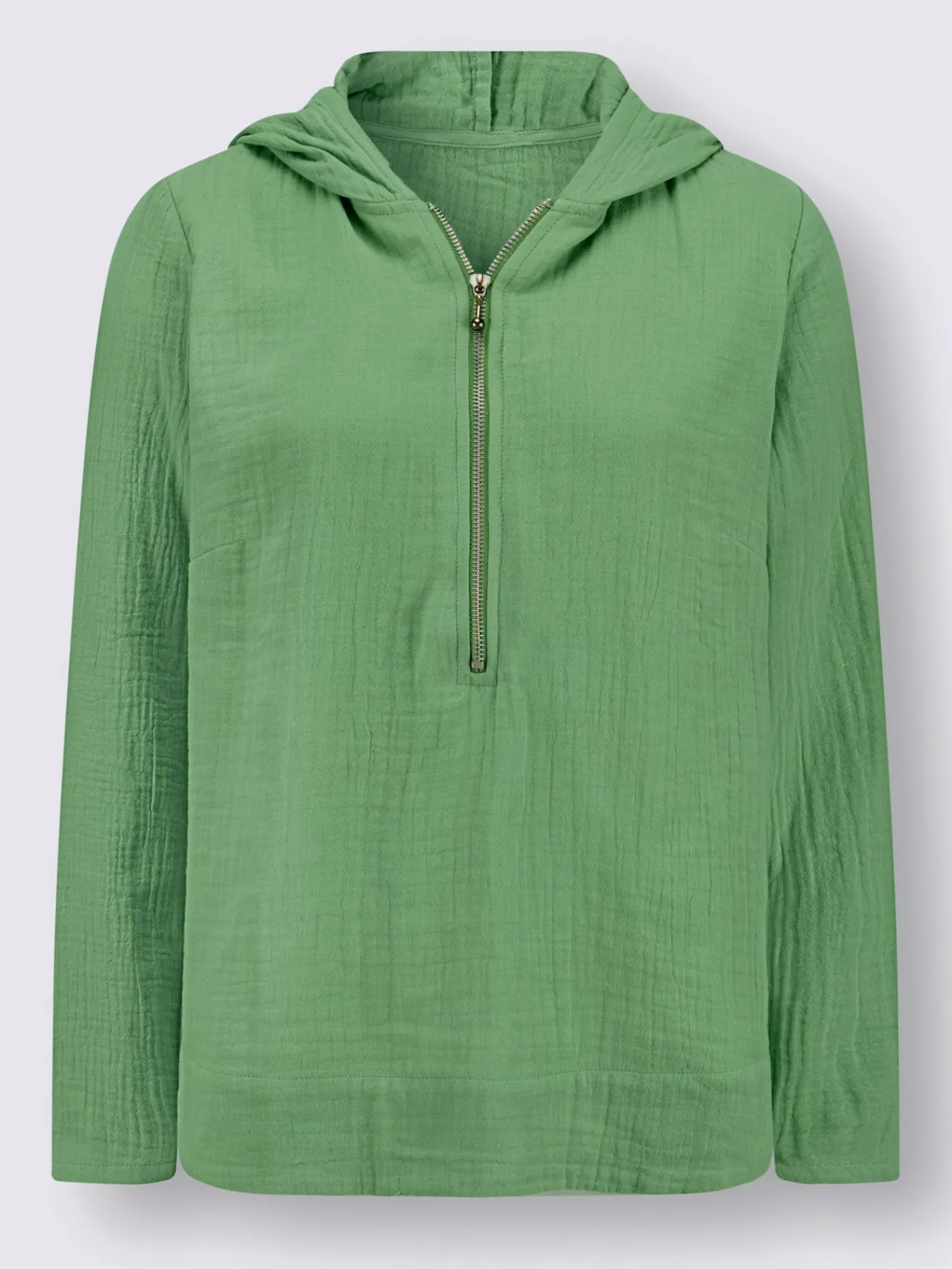 Collection L Chemisiers<Chemisier à manches longues pur coton