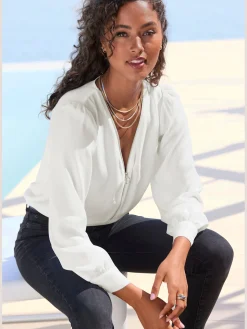 LASCANA Chemisiers<Chemisier à manches longues