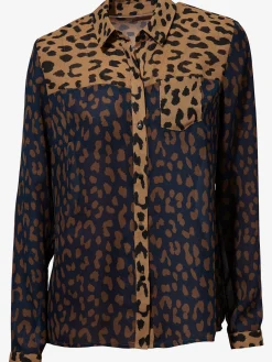 Rick Cardona Chemisiers<Chemisier à manches longues imprimé minimaliste tendance