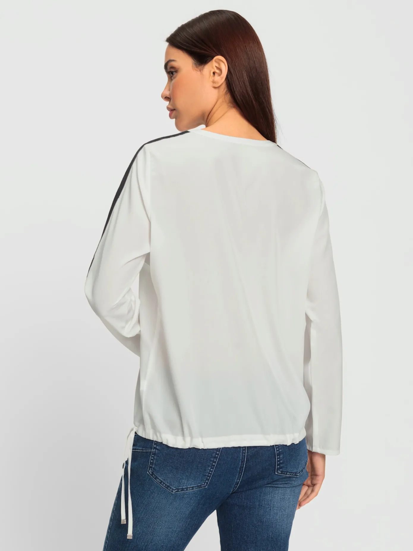 Rick Cardona Chemisiers<Chemisier à manches longues ruban décoratif