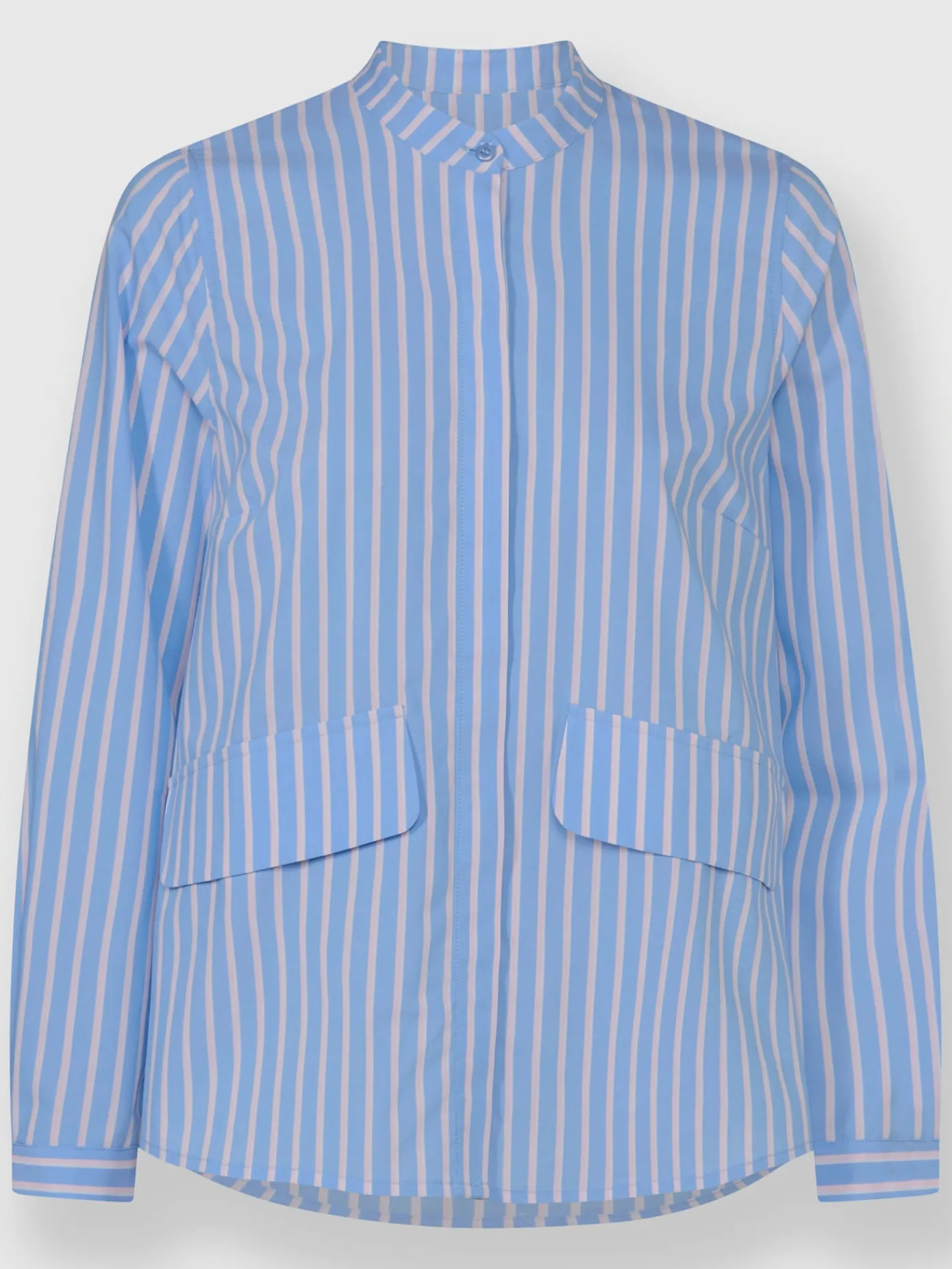 Rick Cardona Chemisiers<Chemisier à manches longues col montant