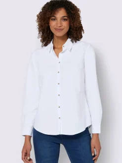 Collection L Chemisiers<Chemisier à manches longues 50% coton