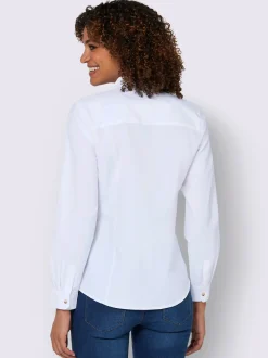 Collection L Chemisiers<Chemisier à manches longues 50% coton