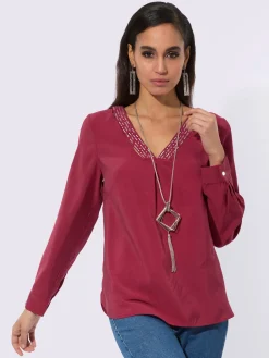 Creation L Chemisiers<Chemisier à manches longues mélange de modal doux