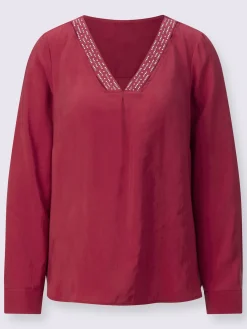 Creation L Chemisiers<Chemisier à manches longues mélange de modal doux