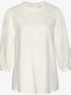LASCANA Chemisiers<Chemisier avec broderie ajourée
