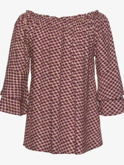 LASCANA Chemisiers<Chemisier carmen manches 3/4 à volants