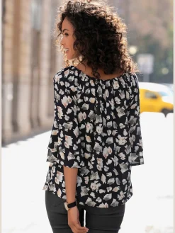 LASCANA Chemisiers<Chemisier carmen manches 3/4