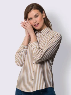 Best Connection Chemisiers<Chemisier classique motif à rayures mode