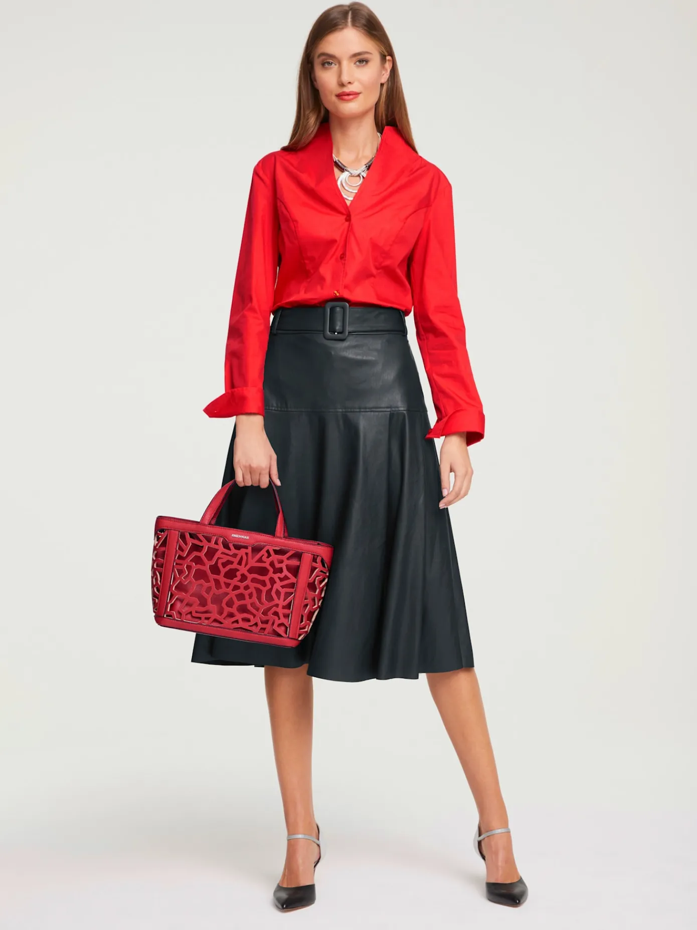 Ashley Brooke Chemisiers<Chemisier coupe élégante classique