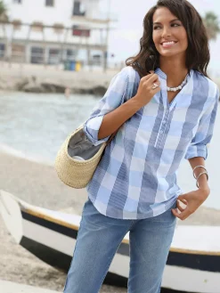 Collection L Chemisiers<Chemisier décontracté aux manches retroussables