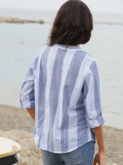 Collection L Chemisiers<Chemisier décontracté aux manches retroussables