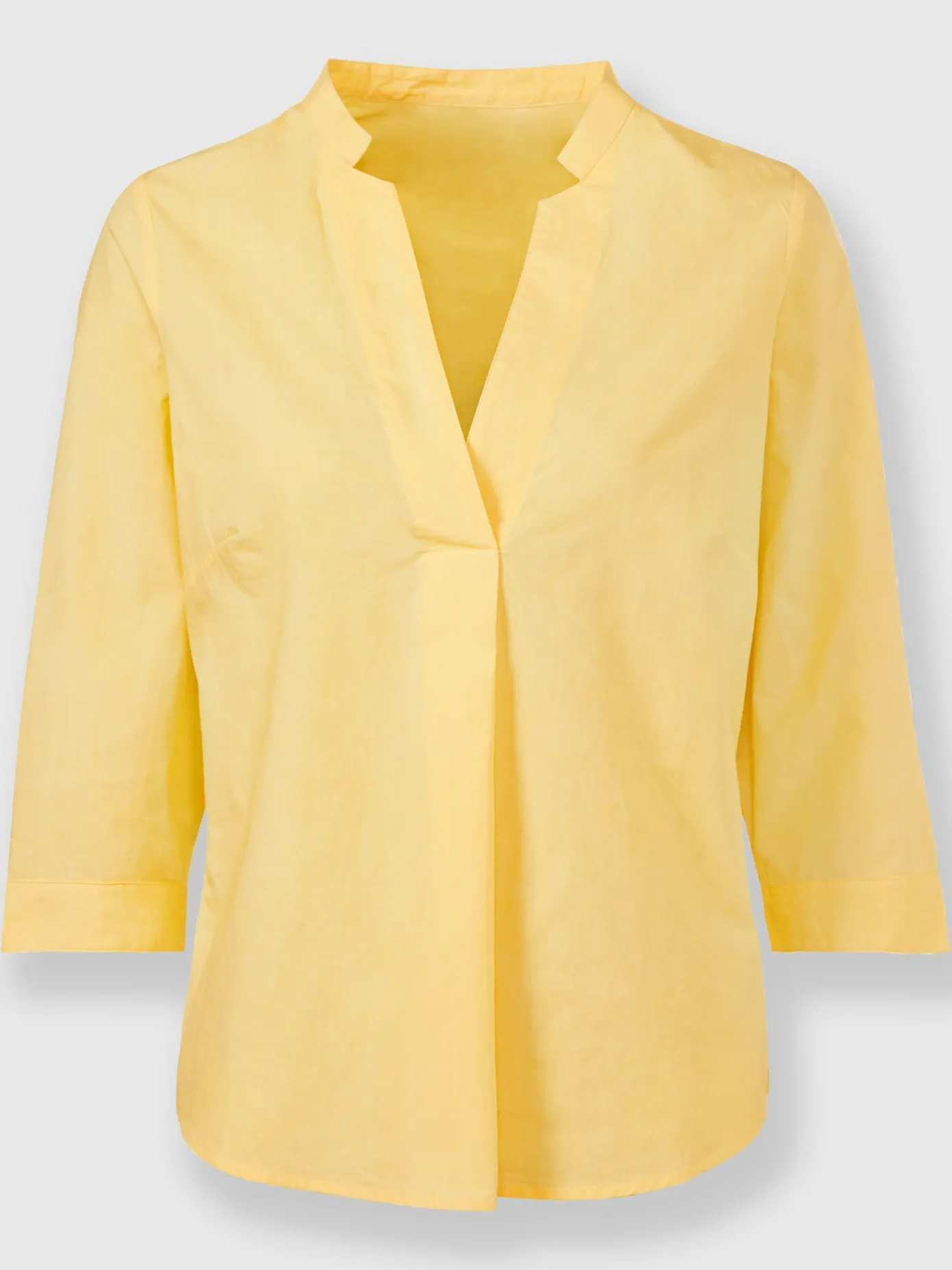 Rick Cardona Chemisiers<Chemisier en coton joli col montant avec encolure en v