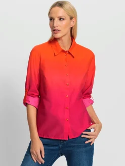 Rick Cardona Chemisiers<Chemisier en coton manches à longueur réglable avec bride