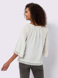 Linea Tesini Chemisiers<Chemisier en coton pur coton