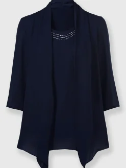 Fair Lady Chemisiers<Chemisier en crêpe affinant