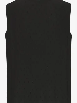 LASCANA Chemisiers<Chemisier en crêpe encolure ronde avec découpe devant