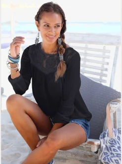 Buffalo Chemisiers<Chemisier en dentelle chemisier estival