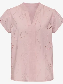 Buffalo Chemisiers<Chemisier en dentelle chemisier d'été léger avec broderie ajourée