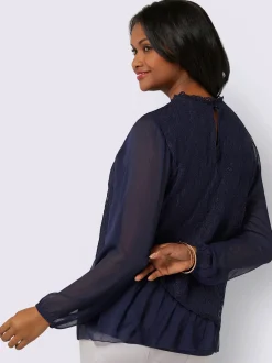 Fair Lady Chemisiers<Chemisier en dentelle coupe longue et dissimulante