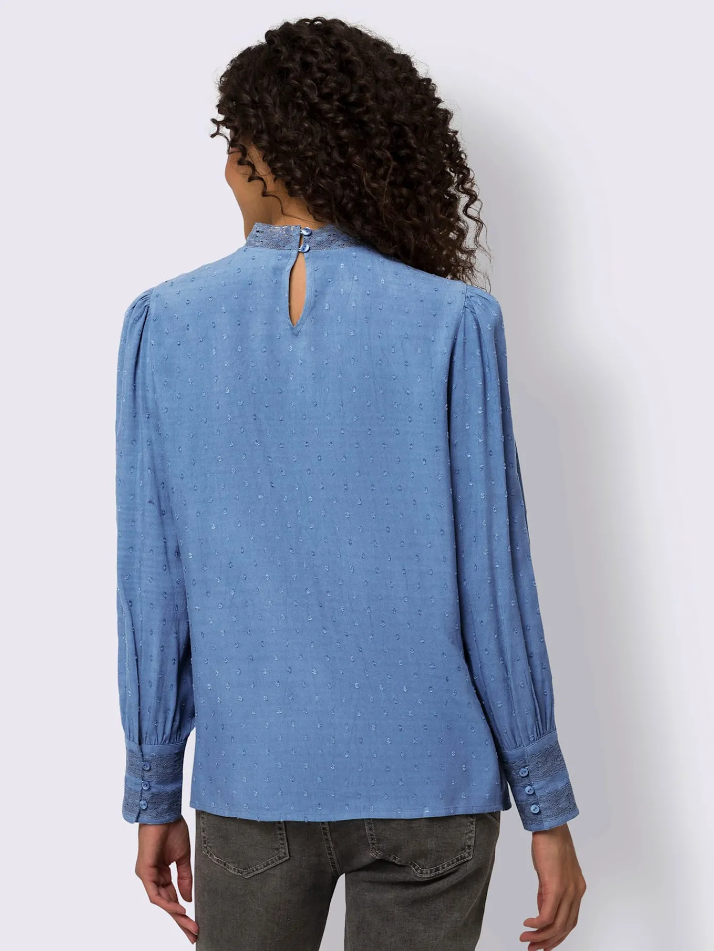 Linea Tesini Chemisiers<Chemisier en dentelle détails en dentelle tendance