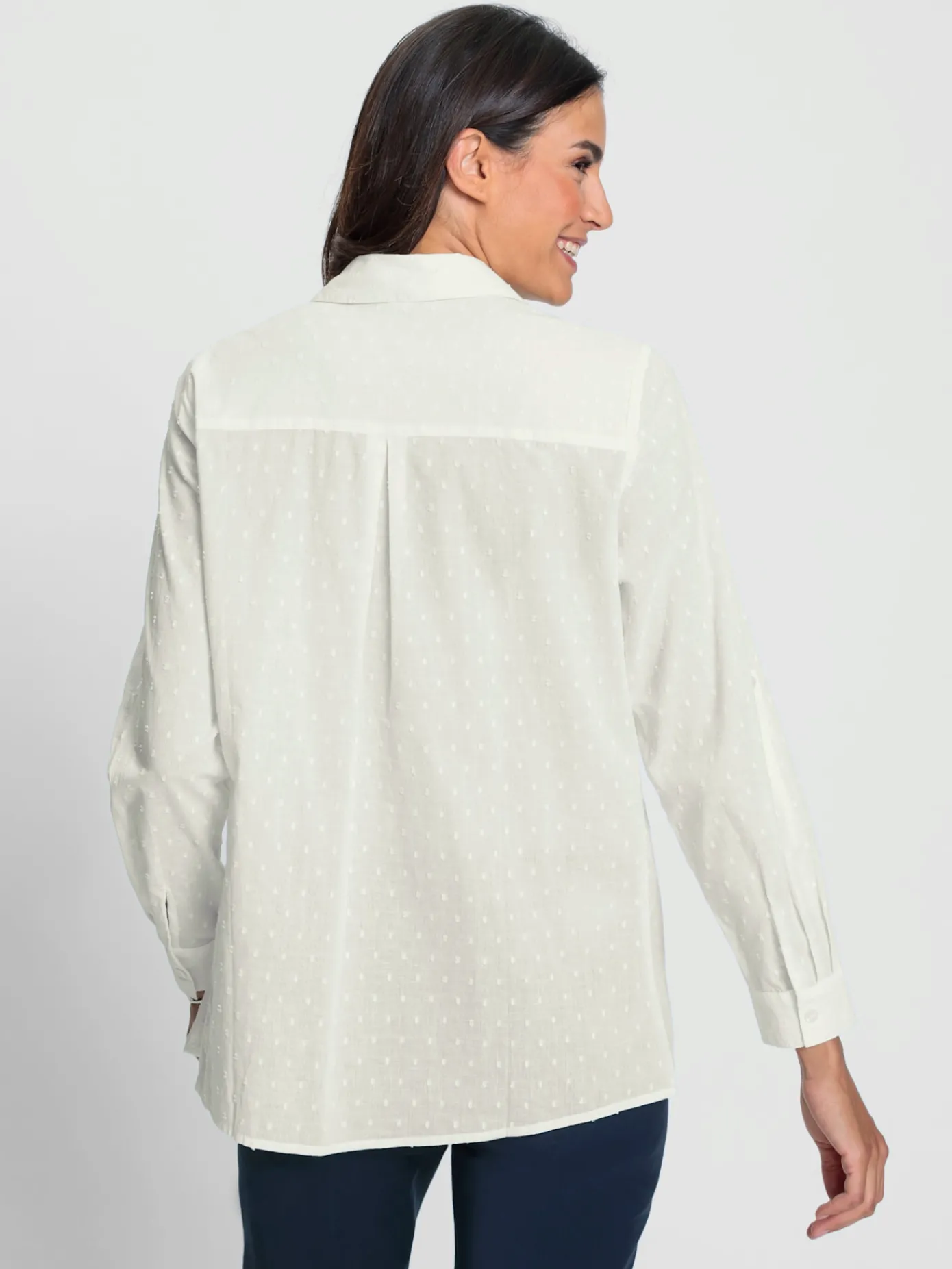 Chemisiers<Chemisier en dentelle pur coton