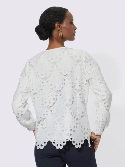 Creation L Chemisiers<Chemisier en dentelle superbe dentelle