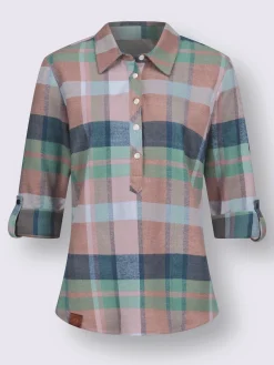 Collection L Chemisiers<Chemisier en flanelle pur coton