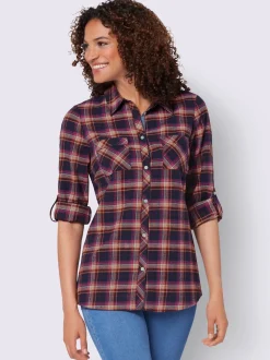 Collection L Chemisiers<Chemisier en flanelle pur coton