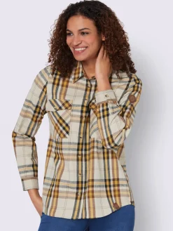 Collection L Chemisiers<Chemisier en flanelle pur coton