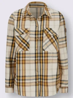 Collection L Chemisiers<Chemisier en flanelle pur coton