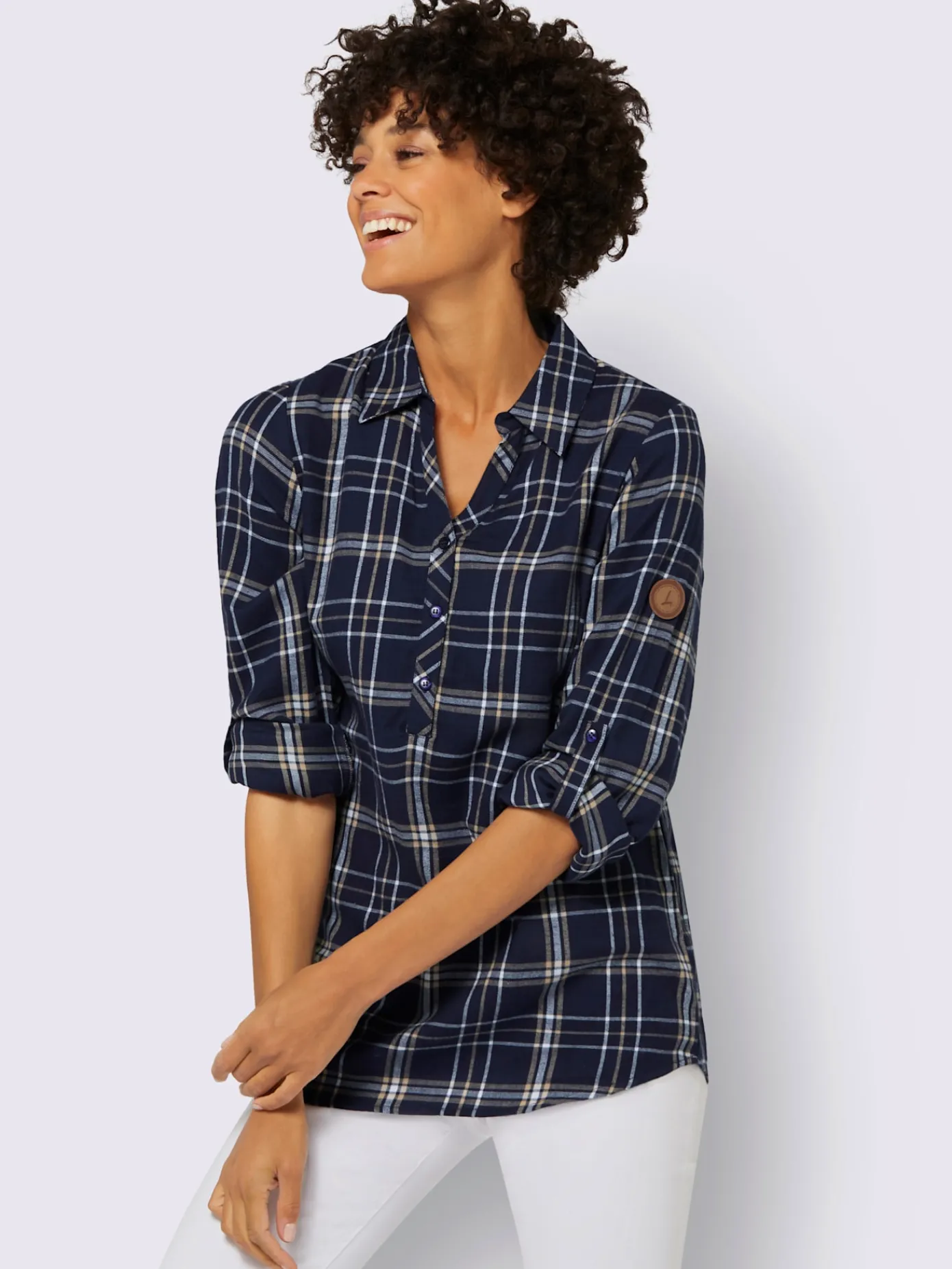 Collection L Chemisiers<Chemisier en flanelle pur coton