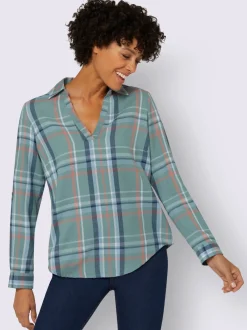 Chemisiers<Chemisier en flanelle pur coton