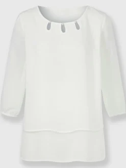 Fair Lady Tenues De Cérémonie|Chemisiers<Chemisier en georgette affinant