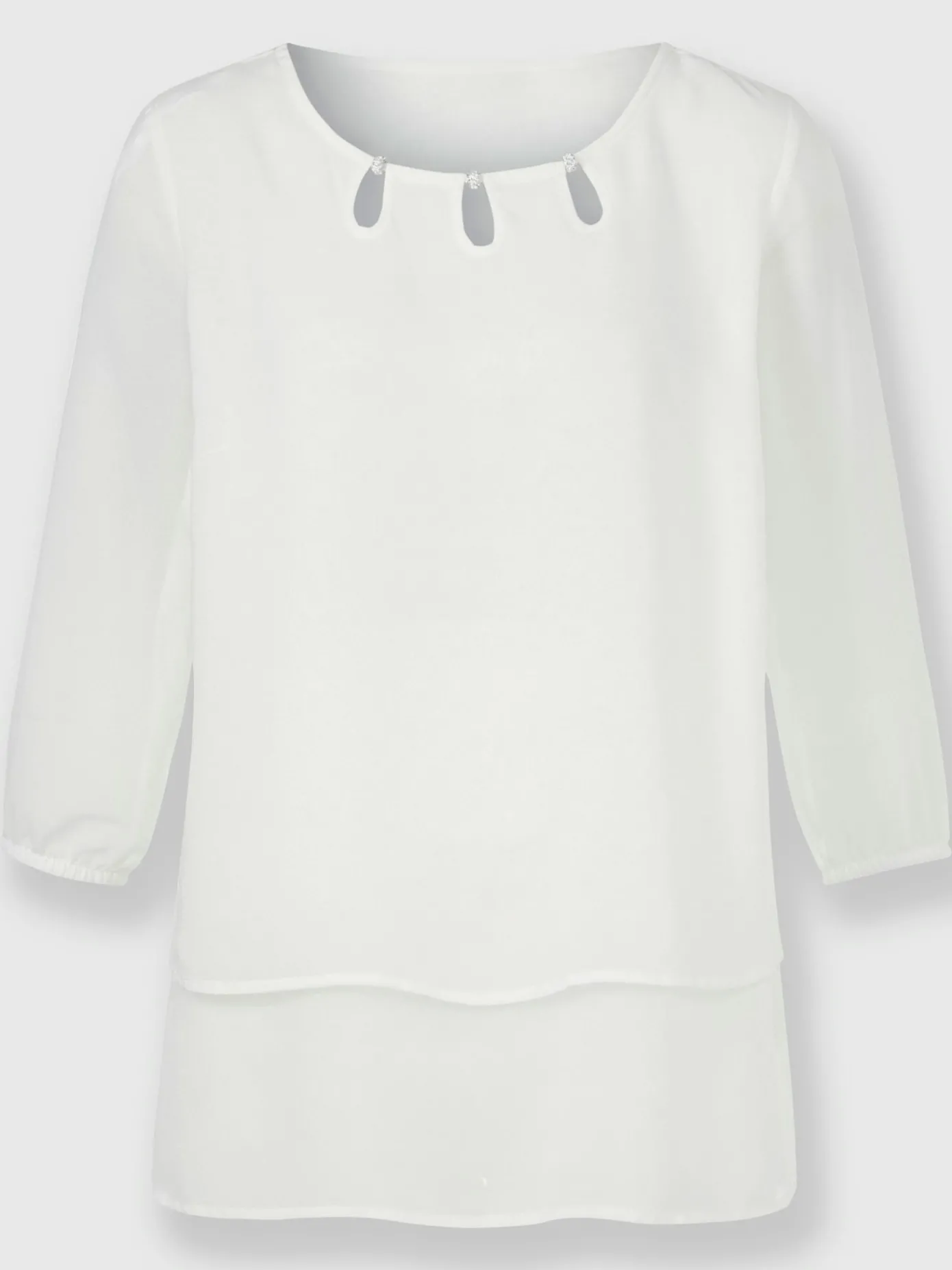 Fair Lady Tenues De Cérémonie|Chemisiers<Chemisier en georgette affinant