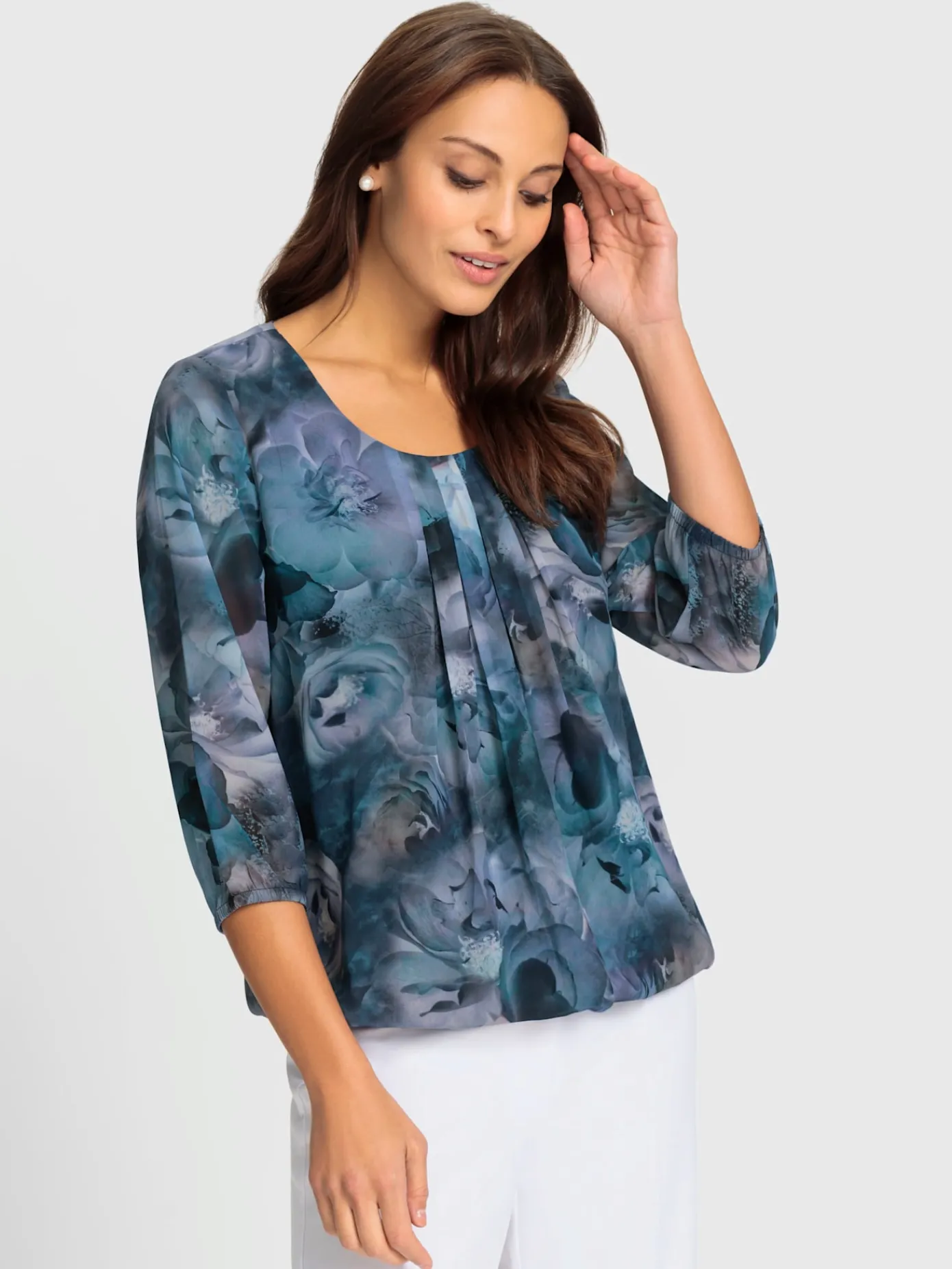 Fair Lady Chemisiers<Chemisier en georgette en polyester recyclé