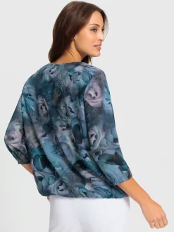 Fair Lady Chemisiers<Chemisier en georgette en polyester recyclé