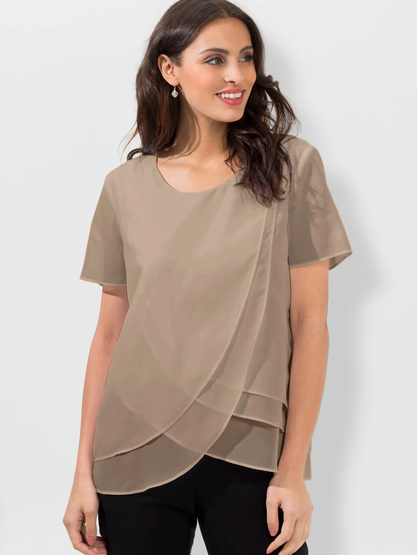 Fair Lady Tenues De Cérémonie<Chemisier en georgette qualité georgette légère