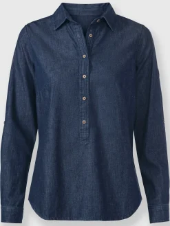 Collection L Chemisiers<Chemisier en jean pur coton