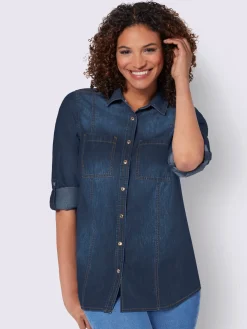 Collection L Chemisiers<Chemisier en jean pur coton