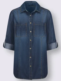 Collection L Chemisiers<Chemisier en jean pur coton